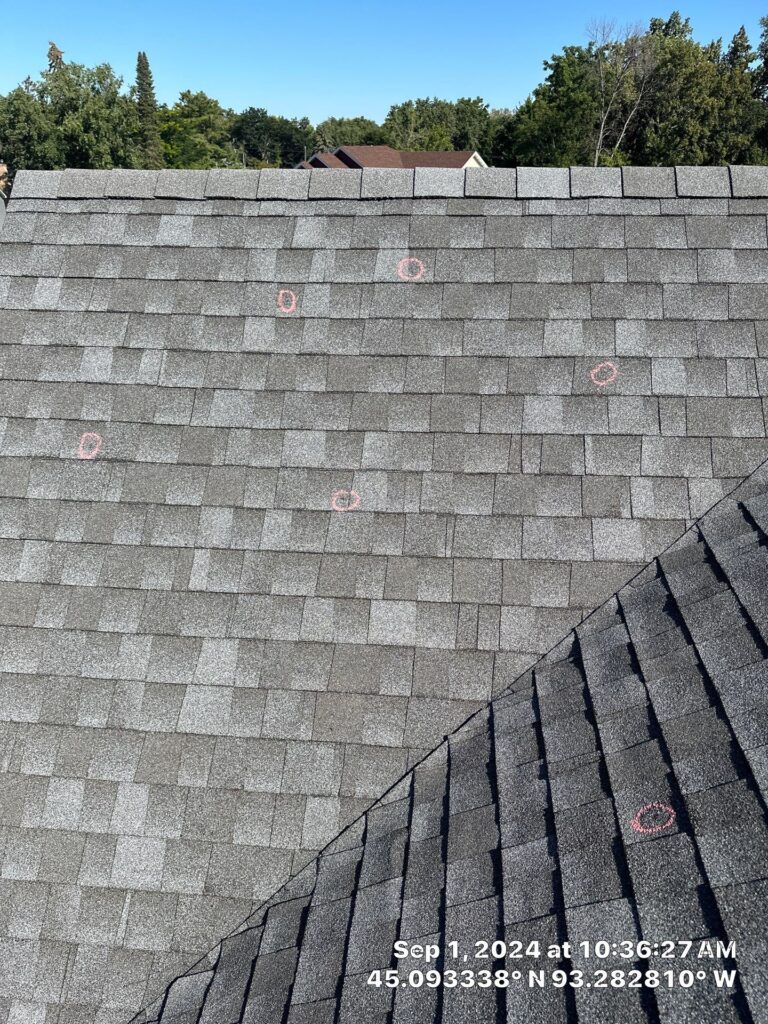 "Roof and siding storm damage restoration by BJT Roofing experts"